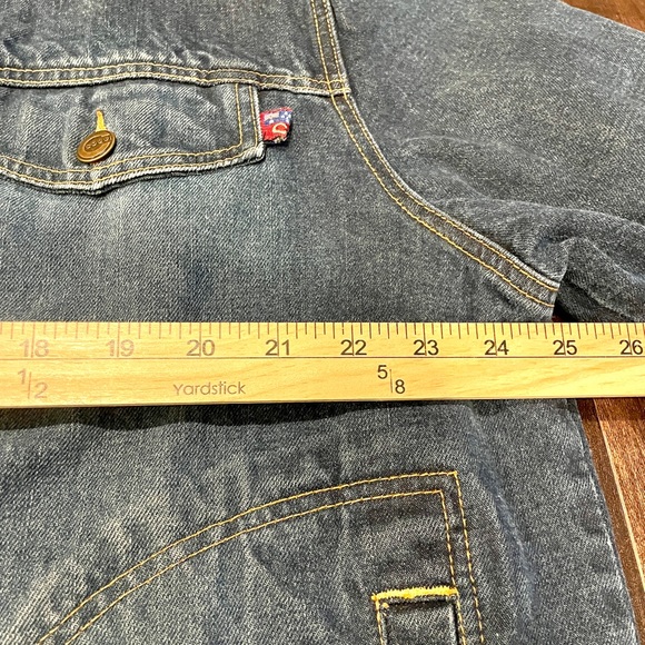 Vintage COOGI Blue Australia Denim Jacket Men’s Size XL Retro Button Up - Picture 13 of 13